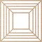 Ekena Millwork Raven Wood Fretwork Pierced Ceiling Medallion, Alder, 36"OD x 13 1/4"ID x 3/8"T CMWP36X36X0375RAAL - alternate 4